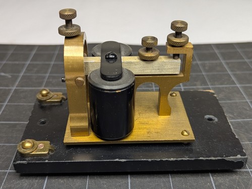 Western Electric AT&T Telegraph Key 1A -Sounder 3B 20 Ohms -Speaker Tested Works - Picture 9 of 15