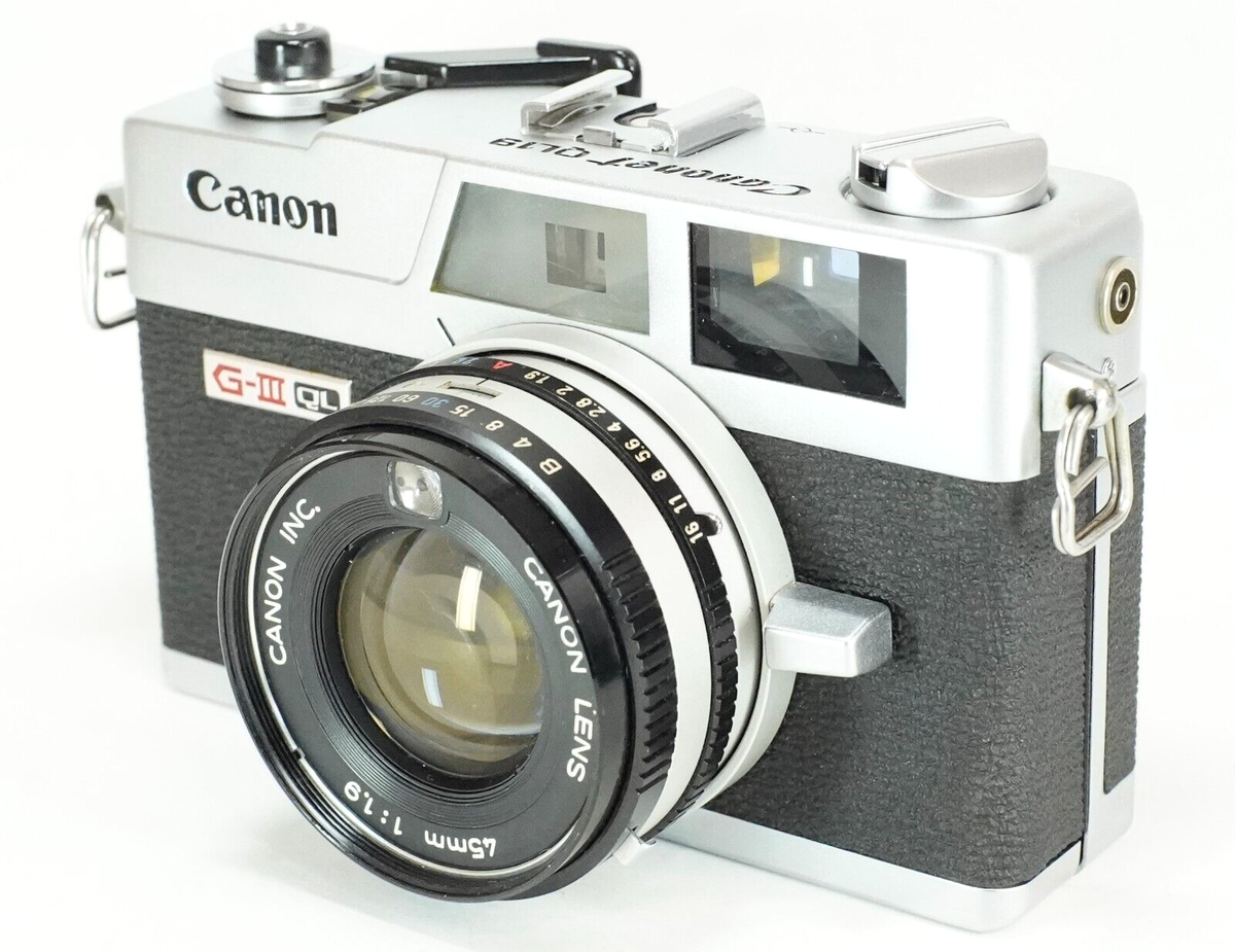 ⏯ [Near MINT +++] Canon Canonet QL19 GIII Film Camera 45mm f/1.9