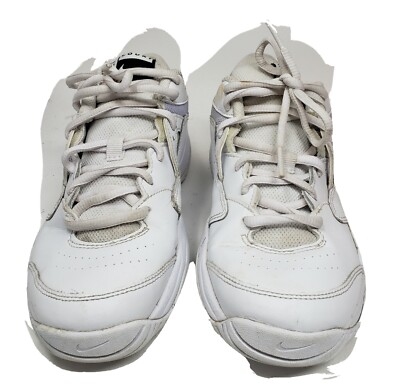 Nike Sneakers Women Size White Court Lite Tennis Leather