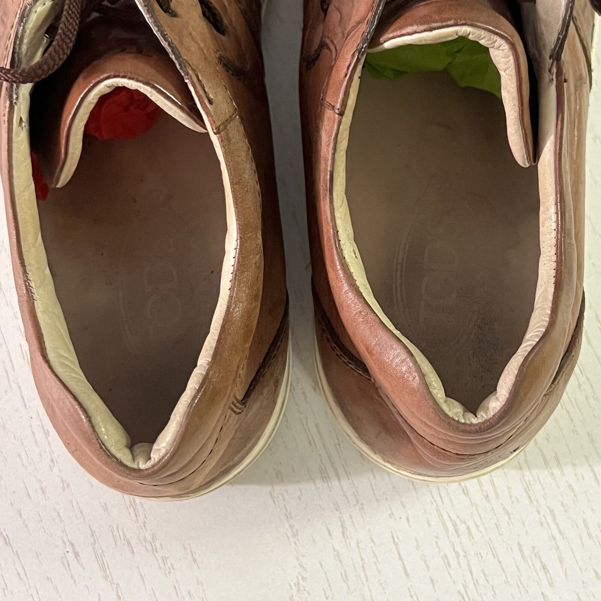 Tods Shoes Mens 11.5 UK / 13 US Brown Leather Casual Lace Up