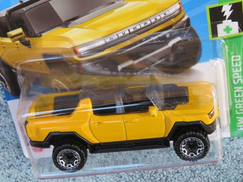 H2130 GMC HUMMER EV yellow Hot wheels 2022 130/250 CaseG New casting - Picture 2 of 2