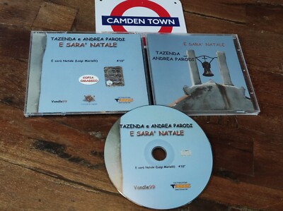 Tazenda & Andrea Parodi - E Sara' Natale 1 Track Promo CD Excellent