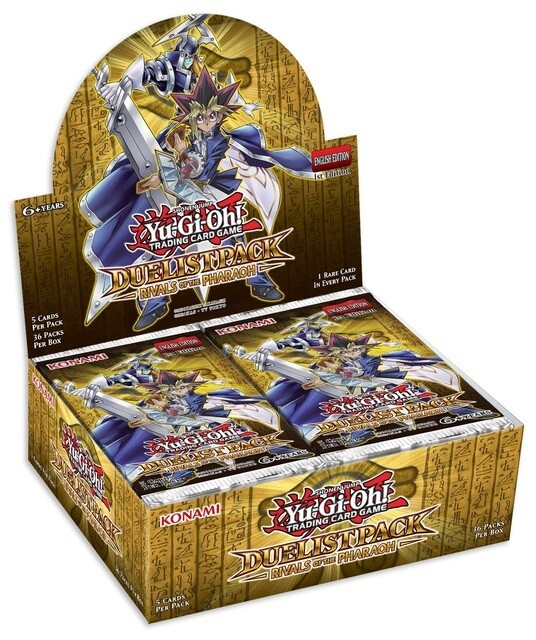 rivals of the pharaoh booster box Duelist Pack Pharaoh! Pharaohs Servant was originally released as the fourth booster set for the Yu Yugioh Rivals of the Pharaoh