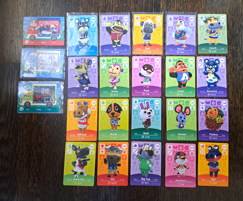Animal Crossing Cards Lot Amiibo Series 1 2 3 4 5 Sanrio Minis Assorted READ! - Picture 3 of 11