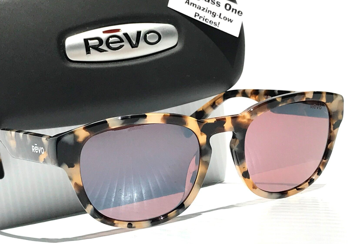 REVO ZINGER 2 Shiny Blue Tort POLARIZED Drive Silver Mirror