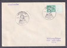 Sonderstempel 1996 Grünhain 400. Geburtstag J.H. Schein Komponist Thomaskantor