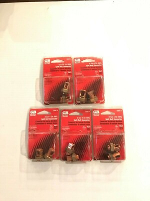 10 Pcs Gardner Bender # GSBC-4 Copper Split Bolt Connectors 8 SOL - 4 STR AWG