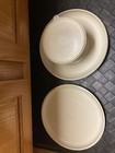 Vintage Tupperware Serve It All Pedestal Platter Cake Chip Dip Party Set 9" EUC — photo 5