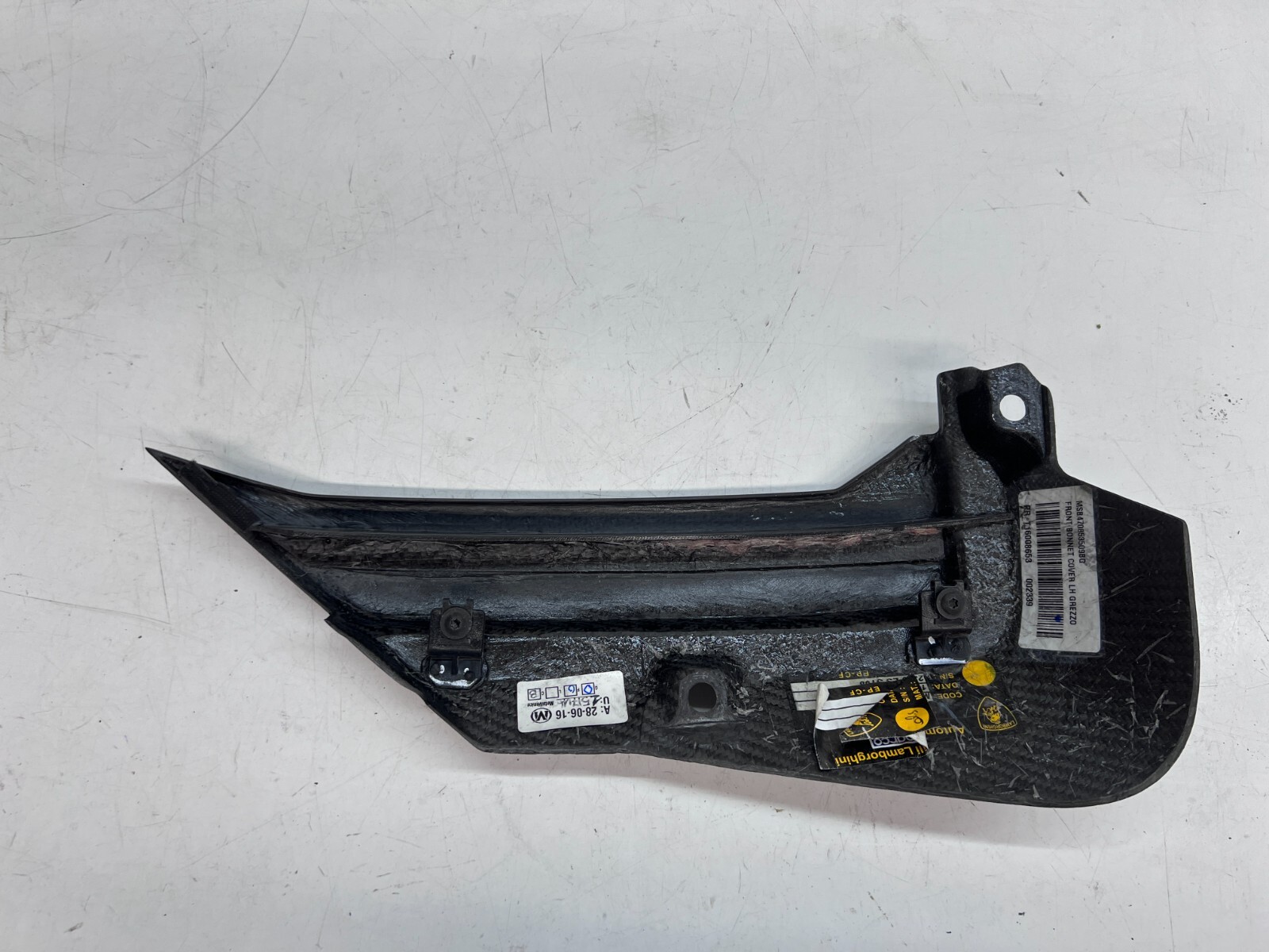 LAMBORGHINI AVENTADOR DRIVER LEFT LH CARBON FIBER COVER PANEL OEM 470853509B
