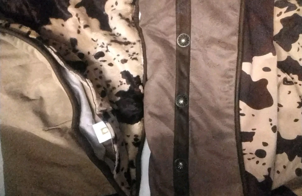 2-HIEND ACCENTS Marrón Tostado Suave Lujo Imitación Piel 1-KING 1-EURO 27" Almohada Falsa Foto 4 de 4