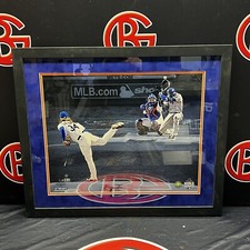 Noah Syndergaard Autographed Framed New York Mets 16x20 Photo MLB COA