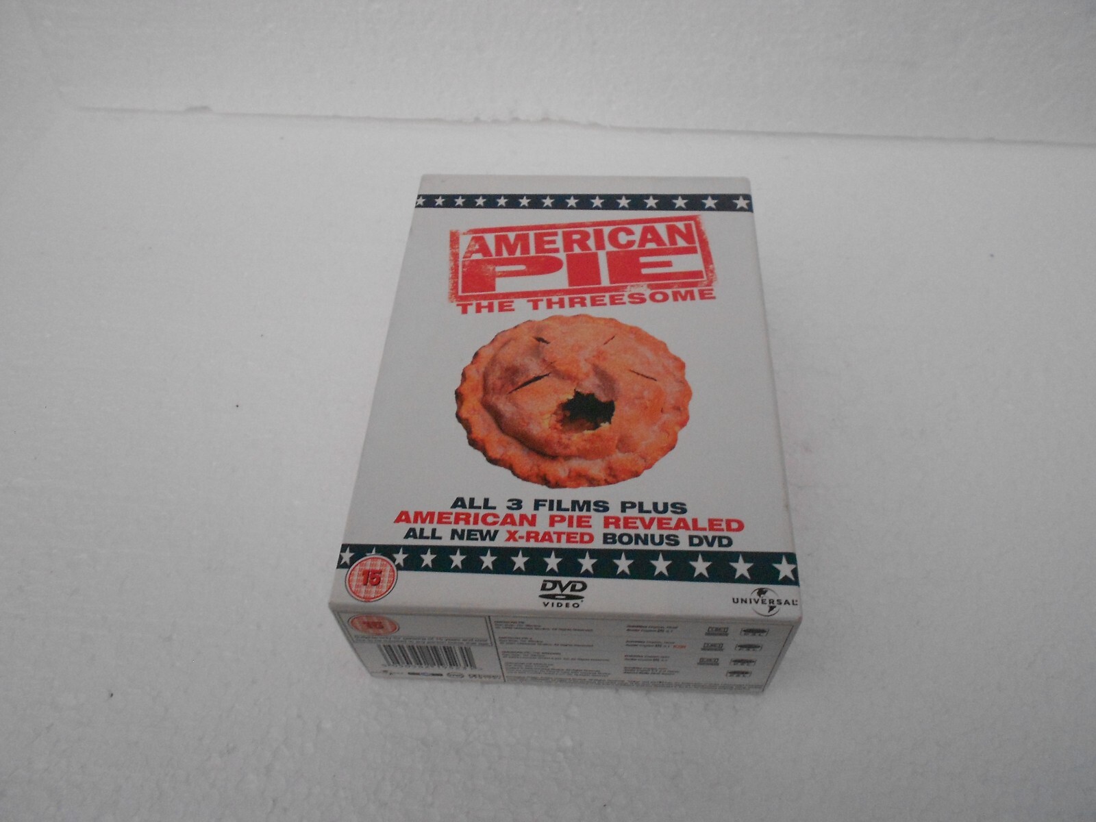 AMERICAN PIE THE THREESOME REGION 2 DVD BOX SET