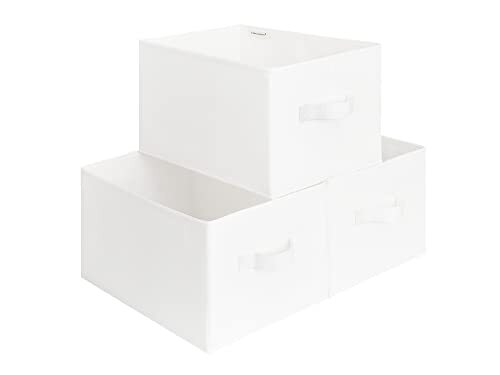 Storage Bins for Organizing Decorative Storage Baskets for Shelves Fabric Clo...-image