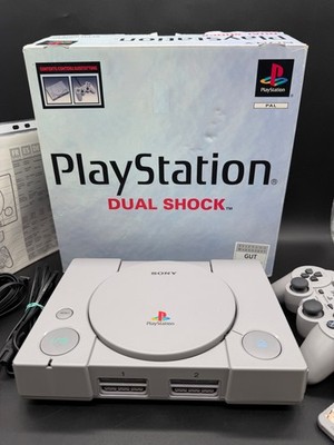 Sony Playstation 1 Konsole 9002 Dualshock | OVP-Boxed | getestet | TOP Zustand