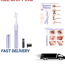 Electric Eyebrow Trimmer for Women, Facial Hair Razor Removal for Men, Mini