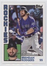 2019 Topps Update 1984 Topps Baseball Brendan Rodgers #84-36 Rookie RC 0a6