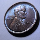1910 Toned Lincoln Wheat Small Cent Penny Circulated Business Strike