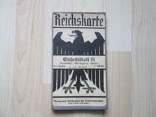 Karta Rzeszy 1929 arkusz jednolity 18 mapa mapa drogowa Neumünster Itzehoe M126