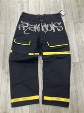 Size 40 - Marith  Fran ois Girbaud Black Shuttle Tape Cargo Pants