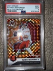 2021 Panini Mosaic - Variation Patrick Mahomes II #221 Mosaic Reactive Orange