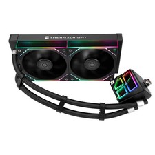 Frozen Infinity 240 Black CPU Aio Cooler,Tl-M12 2 PWM Fans,Computer CPU Water Co