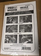 MONOGRAM PRO MODELER DECALS 1/48 COCKPIT/INSTRUMENTS B-17/B-24/B-29 88100900200