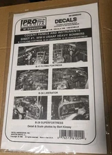 MONOGRAM PRO MODELER DECALS 1/48 COCKPIT/INSTRUMENTS B-17/B-24/B-29 88100900200