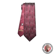 Cravate neuve PEANUTS Snoopy PND48162 rouge marque SNOOPY cadeau cravate