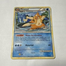 Nintendo Floatzel 16/95 Unleashed Regular Rare Pokémon Card 80 HP English 2010