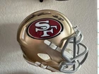 Talanoa Hufanga 49ers Autographed Mini Helmet Beckett Authenticated