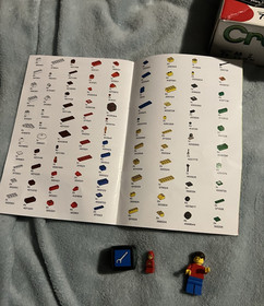 Lego 3844 Creationary Board Game Building Game Manual Instructions Mini Figure