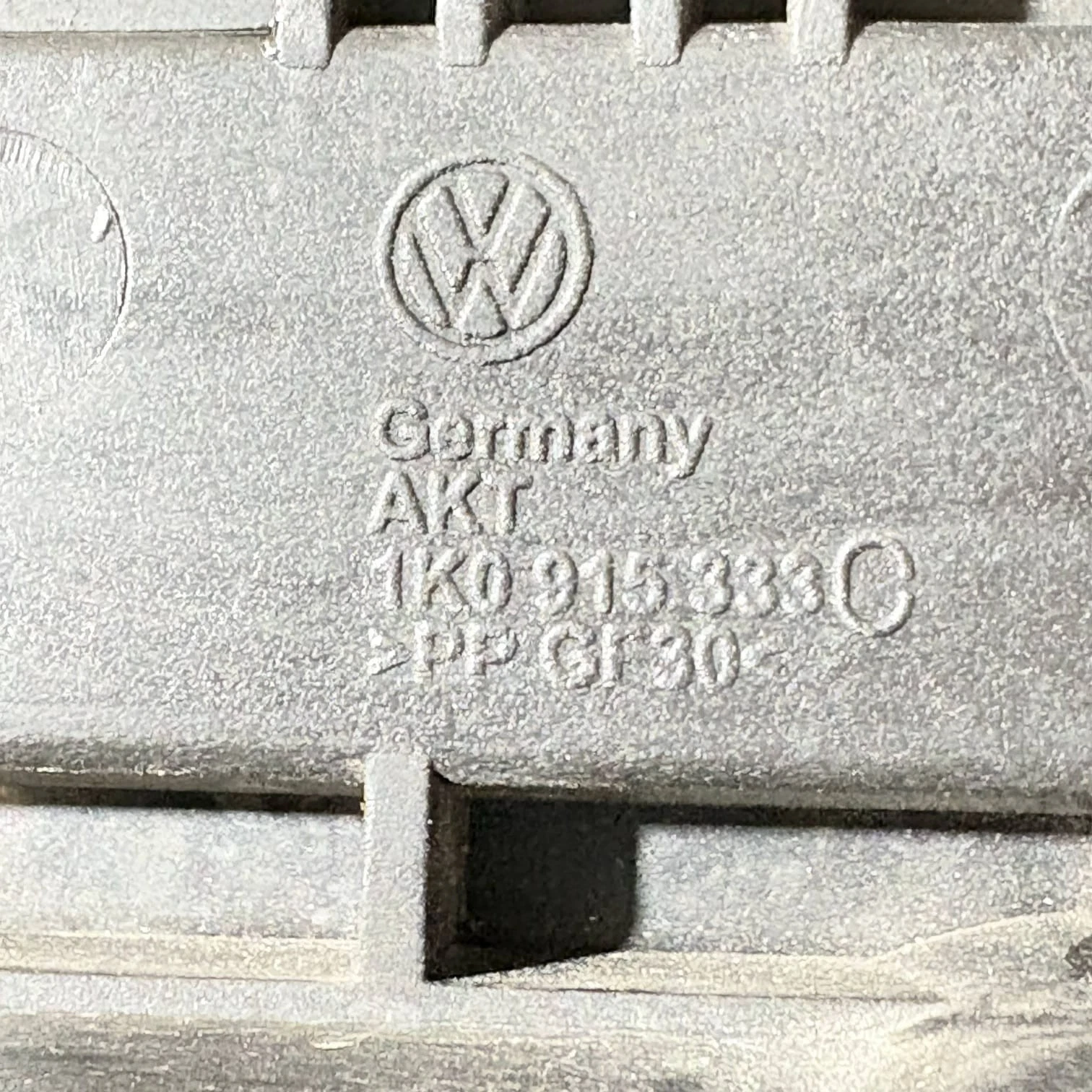 Volkswagen 1K0 915 333 C battery tray stamped part number