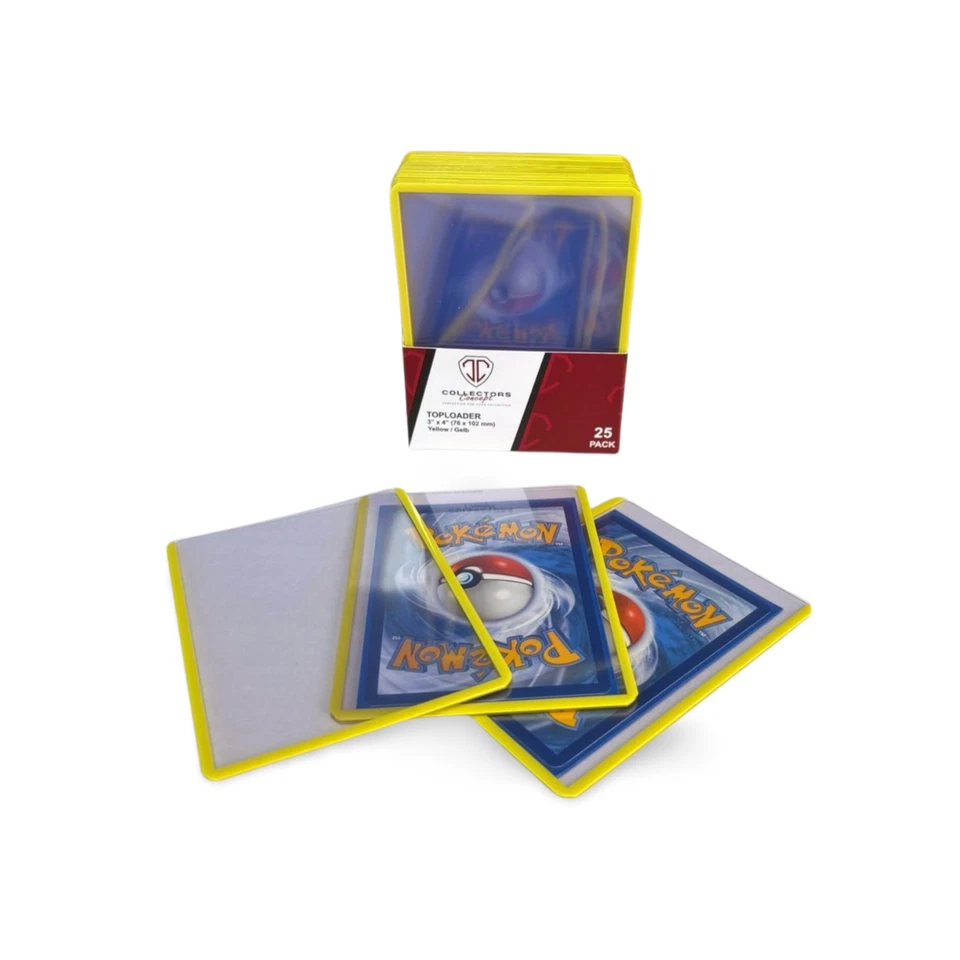 Toploader 35pt Gelb/Yellow – 25 Stück Trading Card Protectors Collectors Concept - Bild 2 von 3