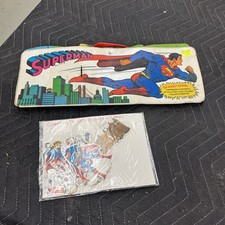 VINTAGE IDEAL SUPERMAN 1973 VINYL FOLDOUT PLAY SET