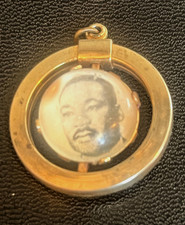 Vintage Martin Luther King Jr Pendant SCLC I Have A Dream Medallion Civil Rights