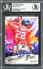 Juan Soto Auto Signed 2020 Diamond Kings Gallery of Stars Card GOS9 Mets Beckett