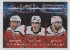 2024-25 Series 1 A-Lines Red 48/99 Alex Ovechkin Dylan Strome Tom Wilson 0t2i