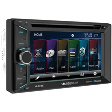 Soundstream VR-624B: Double Din Multimedia Car Stereo w/ Bluetooth, 6.2" LCD