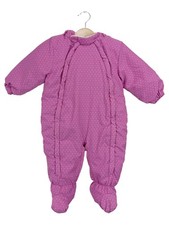 Liegelind Schneeanzug Overall Mädchen Gr. 62/68 Pink Punkte Winter Wagenanzug