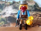 Playmobil Western @ Bandit of the Wild West with Red Scarf Grey Hat (CH)