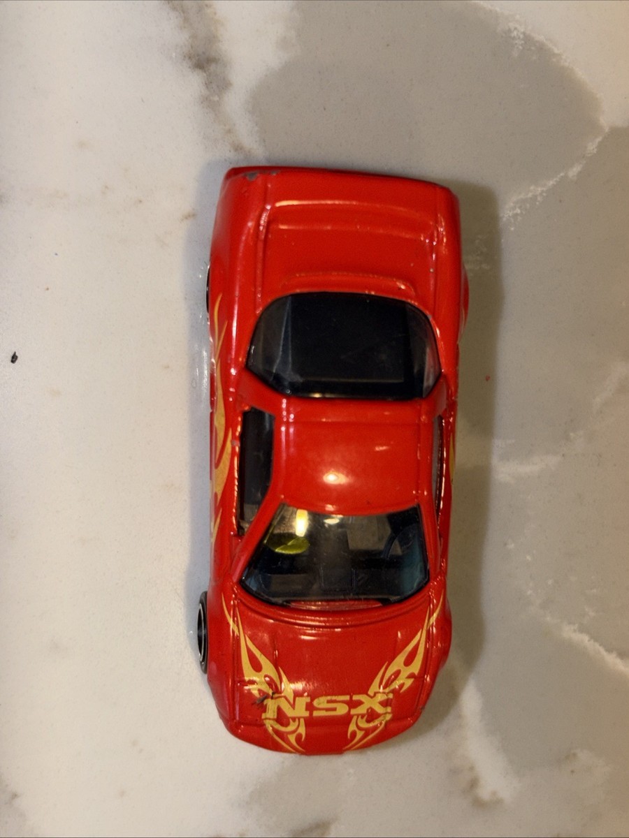 Tomica TOMY No. 78 1991 Honda NSX Red & Yellow 1:59 Scale Diecast