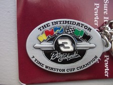 1999 Dale Earnhardt Nascar Winston Cup 7 TIME Champion Pewter Key Chain
