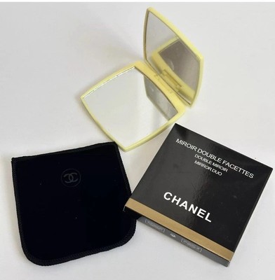 CHANEL Mirror Duo Compact Double Facette Makeup Yellow | eBay