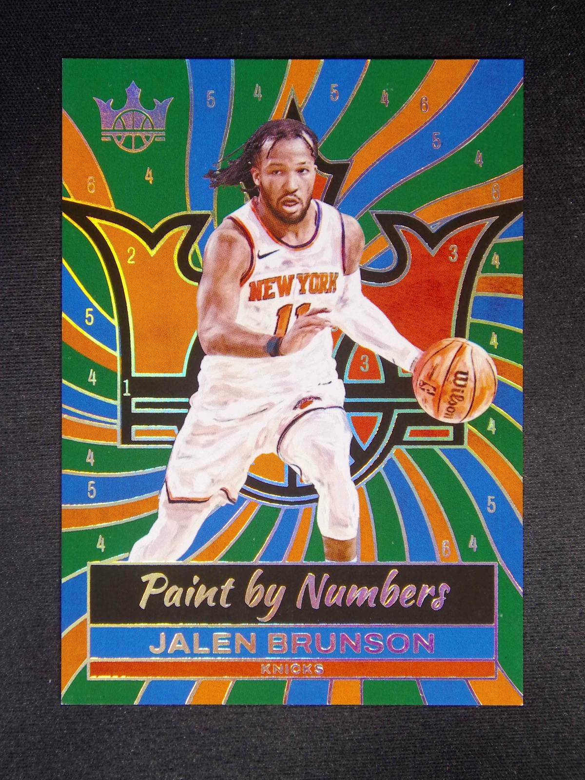2024-25 Panini Court Kings Jalen Brunson #1 Paint By Numbers SSP