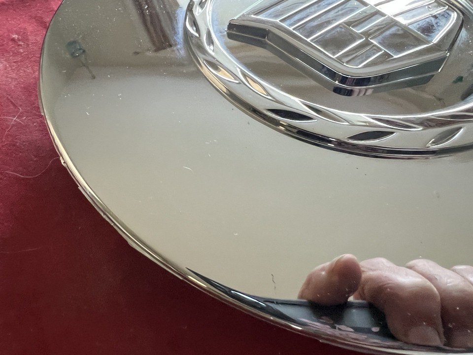 Sale Cd 1 98 05 Cadillac Deville Chrome Raised Emblem Oem Center Cap 