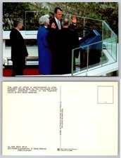 1981 George H.W. Bush VP Oath Barbara Bush Justice Potter Stewart Postcard