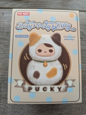 AUTHENTIC PopMart Pucky Roly Poly Black Cat Kitty Vinyl Plush - NEW SEALED