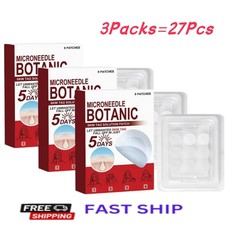 3 Packs MICRONEEDLE BOTANIC Skin Tag  Acne Patch Skin Tag Remover Patch 9Pcs   