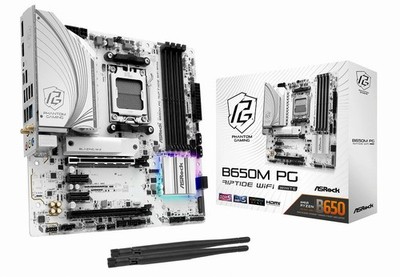ASRock B650M PG Riptide WiFi White Mainboard Weiß B650MPGRTWIFI/W