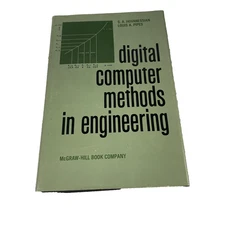 Vintage Digital Computer Methods in Engineering Hovanessian 1969 Hardcover Math